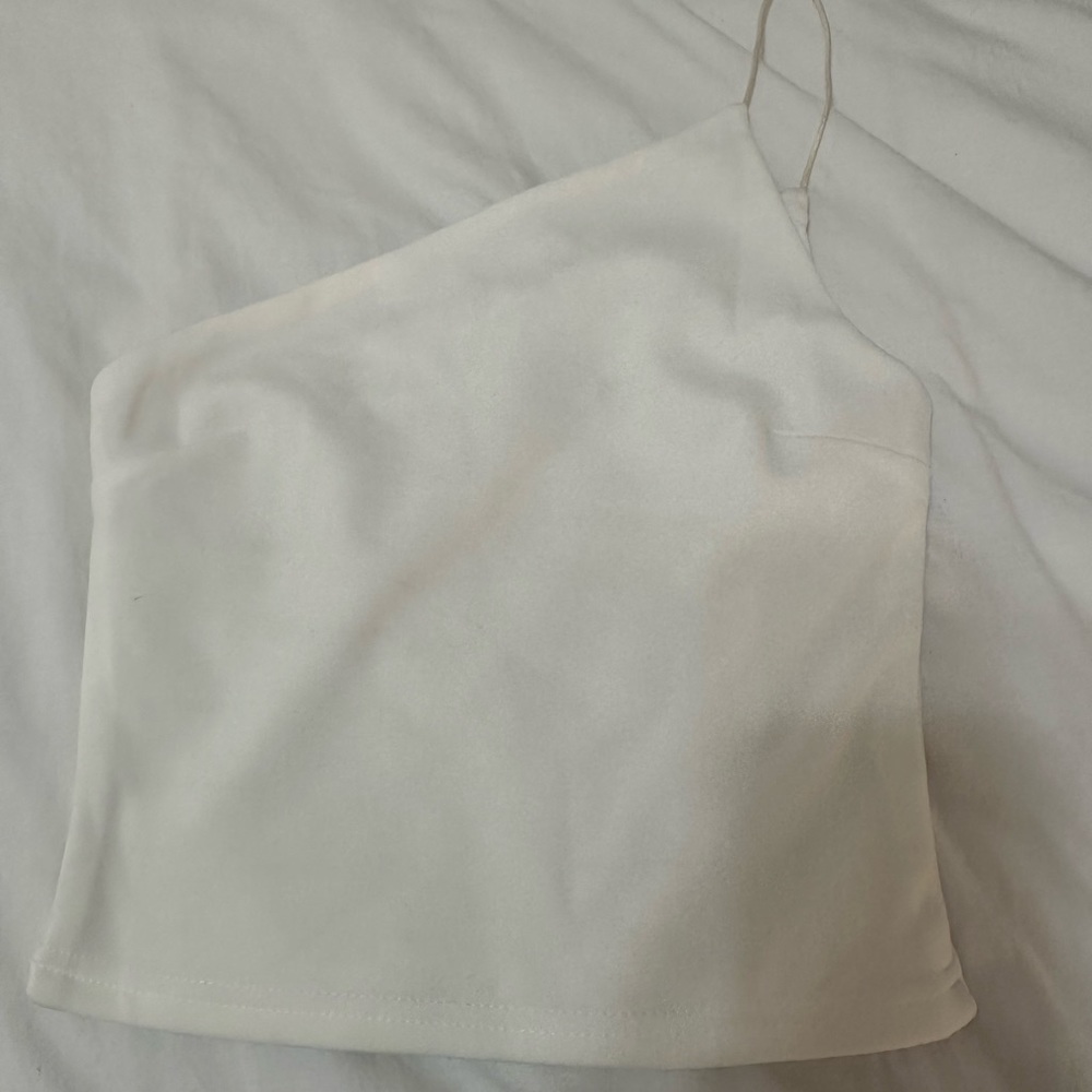 Princess Polly white crop tank